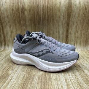 Saucony Tempus Women's Size 7.5 Grey White Running Shoes Sneakers S10720-15